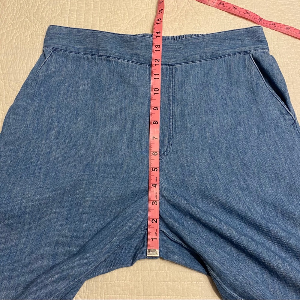 Madewell Chambray Huston Crop Pants - Picture 8 of 8